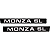Par de Emblema Plaqueta em Metal do Friso Porta GM Monza SL 1990 1991 1992 1993 1994 - Imagem 2
