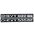 Par de Plaqueta em Metal Friso Porta GM Chevy 500 SE 83 84 85 86 87 88 89 90 91 92 93 94 95 - Imagem 2