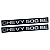 Par de Plaqueta em Metal Friso Porta GM Chevy 500 SE 83 84 85 86 87 88 89 90 91 92 93 94 95 - Imagem 1