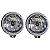 Par de Farol Redondo Milha 180mm Universal Estilo Off Road - Imagem 1