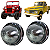 Par Pisca Dianteiro Jeep Willys Rural F75 69 a 79 com Lente em Vidro - Imagem 1