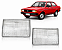 Par de lentes em Vidro RCD VW Voyage de 1981 a 1983 - Imagem 2