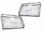 Par de lentes em Vidro RCD VW Voyage de 1981 a 1983 - Imagem 1