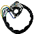 Chave Direcional Seta 8 Fios Corcel1 74/ Amefil Nova de Época CD308 Ford 74MU13341A - Imagem 6