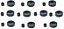 10X Borracha Rolete Epson L3110 L3150 L3160 L3250 L4150 L4160 - Imagem 2