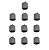 10X Rolete Tracionador Samsung M4070 M4075 M4020 SCX4833 M3375 ML3710 - Imagem 2