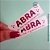 Tag palito Hot Stamping "Abra e se apaixone" - 20 unidades | Pronta Entrega - Imagem 1