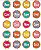 Tropical Punch Stickers - 120 Stickers - Tcr 2673 - Imagem 1