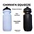 Garrafa Squeeze Plastico Grande 620ml Agua Academia Futebol - Imagem 1