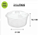 Panela para Micro-ondas | Multiuso | Com tampa | Prepare Arroz, Legumes e Pipoca em Minutos | 2.5L | BPA Free | Freezer Lava-Louças - Imagem 5