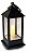 12x Vela Lamparina Decorativa Eletronica De Led  A Bateria 15x5,5cm - Kit 12 Unidades - Imagem 2