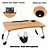Mesa Dobrável Portátil P/ Notebook Home Office Cama Refeição - Imagem 3