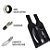 Kit Acessórios Para Abrir Vinho 3 Peças Com Garrafa Inox Presente Lembrança - Imagem 3