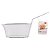 Kit com 10 Cestos de Fritura com Alça Petiscos Batatas Premium Inox - Imagem 3