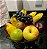 Fruteira Cesta Aramada Modelo Com Acabamento Preto - Imagem 3