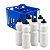 Cesta Porta Garrafas Squeeze com 6 Garrafas 750ml | Ideal para Times de Futebol, Treinos, Eventos, Esportes | Hidratação | Cores Variadas - Imagem 4