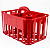 KIT 5 unidades Cesta Squeeze para 6 unidades de Garrafa | Litrão 1000ml ou 600ml | Porta Garrafas - Imagem 3