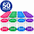 KIT 50 Aquario para Peixe Betta Acrilico Beteira Com Tampa - Lembrança de Aniversário | Festa Infantil | Decoração e Lembrancinha - Imagem 1