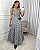Vestido Xadrez Alça - Preto/Branco - Imagem 1