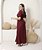 Vestido Angélica Marsala - Imagem 2
