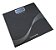 Balança Digital Banheiro Quadrada Preta 180Kg - Iwbdbq-001 - Importway - Imagem 1