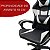 Cadeira Gamer Reclinável Branco E Preta - Importway - Imagem 3