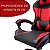Cadeira Gamer Reclinável Vermelha E Preta - Importway - Imagem 5