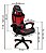 Cadeira Gamer Reclinável Vermelha E Preta - Importway - Imagem 2