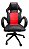 Cadeira Gamer Vermelha E Preta S/ Almofada - Importway - Imagem 1
