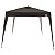 Tenda Gazebo 3X3 Metros Sanfonada Articulada Dobrável Barraca Camping Praia Marrom Com Bolsa - Bel - Imagem 5