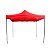 Tenda Com Armação De Ferro Dobrável Vermelha - Portway - Imagem 8