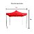 Tenda Com Armação De Ferro Dobrável Vermelha - Portway - Imagem 7
