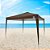 Tenda Gazebo Dobrável 3X3 Poliéster Marrom - Bel - Imagem 2