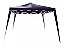 Tenda Gazebo Articulada Fibra Sintética 3,0 X 3,0M Barraca Praia Com Bolsa Para Transporte E Kit Para Fixação Iwgza-3Az - Importway - Imagem 1