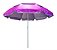 Guarda-Sol Fps Em Alumínio 2,40M Poliéster Grande Lilas - Importway - Imagem 1