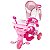 Triciclo Infantil 3X1 Com Capota Rosa Motoca - Bel - Imagem 1