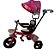 Triciclo Infantil Velotrol Passeio Empurrador 2 Em 1 Importway Motoca Com Capota Toldo Bw084 Rosa - Importway - Imagem 5