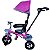 Triciclo Infantil Velotrol Passeio Empurrador 2 Em 1 Importway Motoca Com Capota Toldo Bw084 Rosa - Importway - Imagem 3