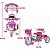 Triciclo Infantil Passeio Empurrador 2 Em 1 Importway Motoca Capota Toldo Bw003 - Importway - Imagem 5