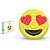 Boia Inflável Emoji Gigante Apaixonado - Floatie Kings - Imagem 3