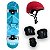 Skate Semiprofissional Ninja + Kit Proteção Vermelho - Bel - Imagem 1