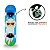Skate Semi Profissional Lhama + Kit Proteção Azul - Bel - Imagem 2