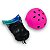 Skate Semi Profissional Lhama + Kit Proteção Rosa - Bel - Imagem 8