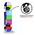 Skate Semi Profissional Colorido + Kit Proteção Rosa - Bel - Imagem 2