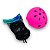 Skate Semi Profissional Paisagem Mar Azul + Kit Proteção Rosa - Bel - Imagem 8