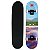 Skate Semi Profissional Paisagem Mar Azul + Kit Proteção Preto - Bel - Imagem 9