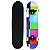 Skate Semi Profissional Colorido + Kit Proteção Preto - Bel - Imagem 9