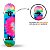 Skate Semi Profissional Colorido Rosa Verde Azul + Kit Proteção Rosa - Bel - Imagem 5