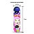 Skate Semi Profissional Boneca + Kit Proteção Rosa - Bel - Imagem 7