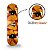 Skate Semi Profissional Nachos Laranja + Kit Proteção Preto - Bel - Imagem 6